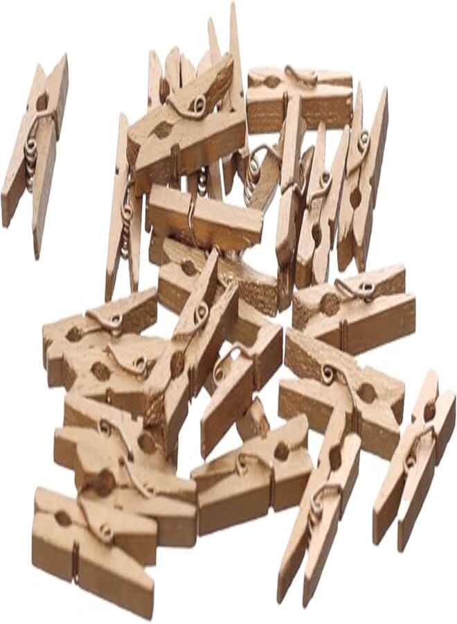 SONIX Wooden Paper Clip Shapes S-3025088, Single Pack